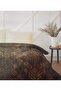Boucle Ethnic Pattern Single Blanket - Brown - 2