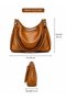 Women's Loose Shoulder Bag Length 25 cm Width 35 Width 8 cm - 3
