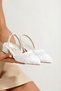 Dora Pointed Toe Knitwear Embroidered Bead Embellished Comfortable Stylish Daily Low Heeled Women's Shoes - 6