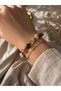 Leo Zodiac Sign Natural Stone Macrame Bracelet - 4
