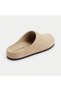 Mk410 Beige Genuine Suede Leather Full Covered Cork Sole Unisex Orthopedic Sabo Slippers - 3