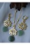 Jewelry set - gold color - - 3