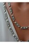 Necklace - White - - 5