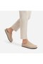 Mk410 Beige Genuine Suede Leather Full Covered Cork Sole Unisex Orthopedic Sabo Slippers - 7