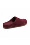 Mk410 Burgundy Genuine Suede Leather Full Covered Cork Sole Unisex Orthopedic Sabo Slippers - 2