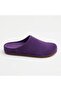 Mk410 Purple Genuine Suede Leather Full Covered Cork Sole Unisex Orthopedic Sabo Slippers