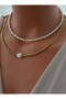 Necklace - Gold Color -