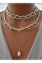 Necklace - Gold Color - - 4