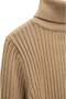 Dark Beige Graham Ribbed Fisherman Knitwear - 4