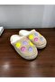 Embroidered Inside Full Wool High-Soled Home Slippers Dowry Bundle Slippers Casual Slippers Narrow Fit - 2