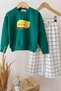 Boy's Butter Squishy Themed Sweatshirt and Pants Set - 2