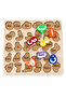 Arabic Alphabet Educational Puzzle – Colorful Pla Letters on Wooden Base – 32.2 X 30 cm - 2