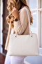 Women's Large Size Luxury Hand & Shoulder Bag with Mini Accessories Size: 32X24 cm - 7