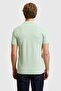 Mens Slim Fit Aqua Green Basic Polo T-Shirt - 4