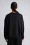 Oversize Low Shoulder Crew Neck Scuba Diver Fabric Basic Sweatshirt I9314Ax26Au - 5