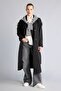 Relax Fit Double Breasted Belted Long Trench Coat H3154Ax26Au - 2