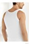 Spt-Gld White Men's Athlete Cotton Combed Cotton-Si̇smen01 - (20956) Size L - 2