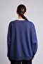 Regular Fit Crew Neck Drop Shoulder Printed Sweatshirt I8230Ax26Au - 4