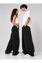 Plain Black Unisex Baggy School Jeans - 5