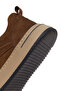 Men's Brown Lace-Up Thick Soled Nubuck Leather Sneaker Wm680045Dn - 8