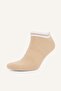 Men's 5-Piece Cotton Striped Detailed Booties Socks I4833Axns - 2
