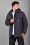 Softsheel Winter Coat with Fur Inside and Chest Detail Kmd 833_50524-1 - 4