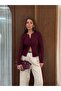 Women's Corsman Knitwear High Collar Buttoned Front Blouse - 4