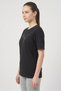 Women Relaxed Fit Short Sleeve Outdoor T-Shirt, Black - 3