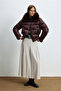 Daisy Goose Feather Women's Coat Plum - 5