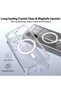 Case Compatible with Oppo Reno15 F 5g, Non-Yellowing Crystal Hard Cover with Magsafe Feature, Transparent - 6