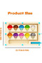 Magnetic Color and Number Maze,Montessori Counting Matching Toys,Wooden Color Matching Learning Counting Puzzle Board for Toddlers and Kids Boys Girls Preschoolers 3 4 5 Years Old - 5