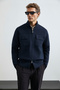 Loved Men's Cardigan Navy Blue - 2