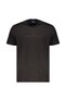 Men's Regular Fit Logo Patterned Cotton Short Sleeve Black T-Shirt