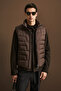 Sunlight Goose down Men's Inflatable Coat Brown - 4