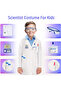 Educational Science Kit Kids Toys - 56 Science Lab Experiments, Science Kits for Kids Age 6-8-10-12, 70+ PCS DIY Stem Projects with Lab Coat Scientist Costume, Educational Toys for Kids Girls Boys - 7