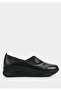 Black Leather Women's Shoes