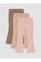 Pink Spanish Style Baby Girl Leggings 3-Piece Set