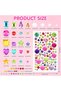 6124pcs Gem Stickers Jewels Crafts, 20 Sheets Self-Adhesive Rhinestone Jewel Stickers, Acrylic Face Bedazzling Gems Stick on, DIY Jewel Sticker for Face Makeup, Body, Eyes, Hair, Nails, Crafts - 8
