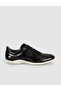 Sanosta 100% Genuine Leather Textured Black Lace-Up Padel Shoes
