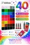 40 Colors 32,000Pcs Bedazzling Set 3mm Flatback Rhinestones Bedazzling Kit with 3 B7000 Glues & Tools, Multicolor Resin Gems DIY Bling Craft Set for Shoes, Tumblers, Phone Cases & Nail Art - 5