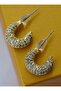 Zircon Stone Earrings - Multicolor - - 2