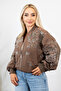 Stone Embellished Beige Jacket - 7