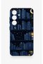 Samsung S25 Compatible Night-Themed Bookshelf Patterned Silicone Case - 2