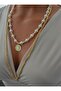 Necklace - Gold Color -