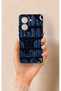 Poco X7 Pro Compatible Night-Themed Bookshelf Patterned Silicone Case