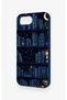 iPhone 16E Compatible Night-Themed Bookshelf Patterned Silicone Case - 3
