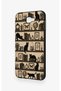 Samsung J7 Prime Compatible Vintage Black Cat Patterned Silicone Case - 4