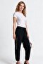 Leopard stone detailed pants with elasticated leg - 3