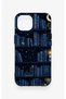 حافظة سيليكون بنمط رف الكتب ذات الطابع الليلي متوافقة مع iPhone 15 - 2