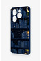 Infinix Hot 40 Pro Compatible Night Theme Bookshelf Patterned Silicone Case - 4